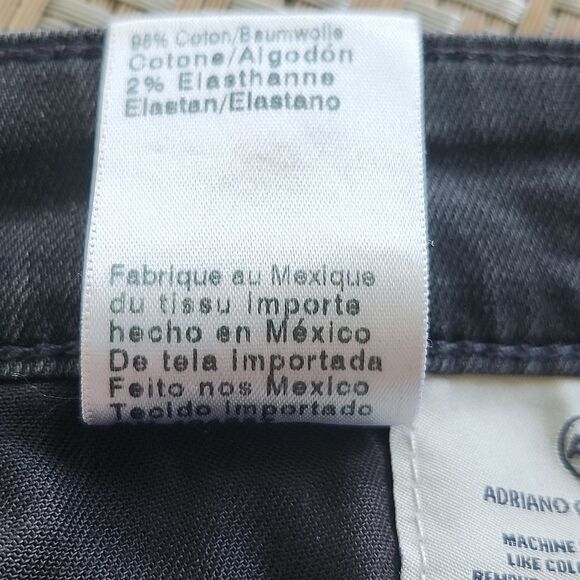 AG-ED Denim Adriano Goldschmied The Mari High Rise Straight Leg Jeans, 26R - Picture 10 of 10